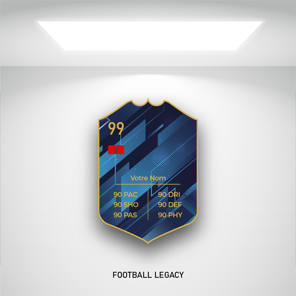 FIFA card ultimate team (Bleu card)