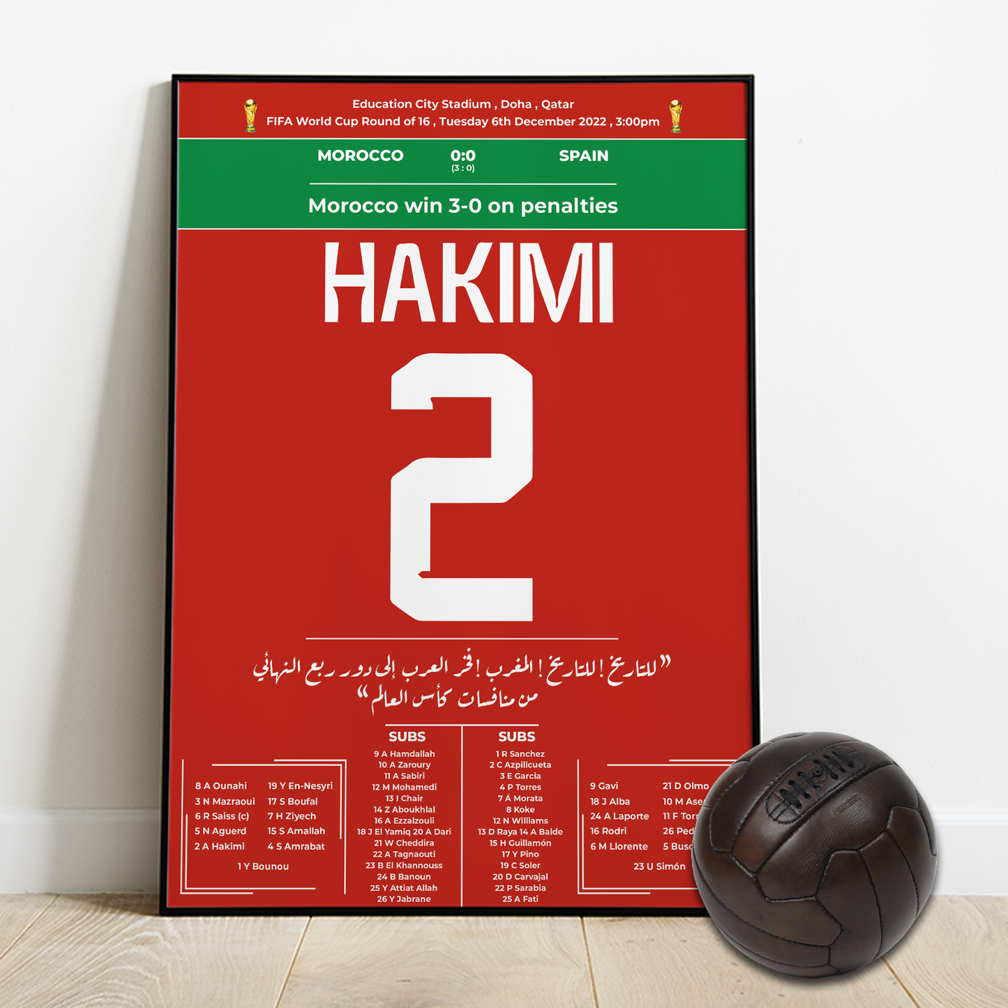 Hakimi's Panenka against Spain in the World cup 2022