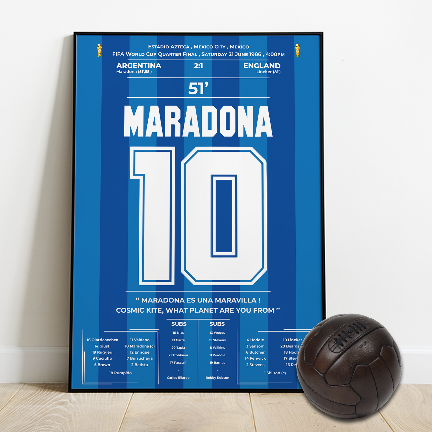 Diego Maradona Argentina’s 1986 World Cup Legend