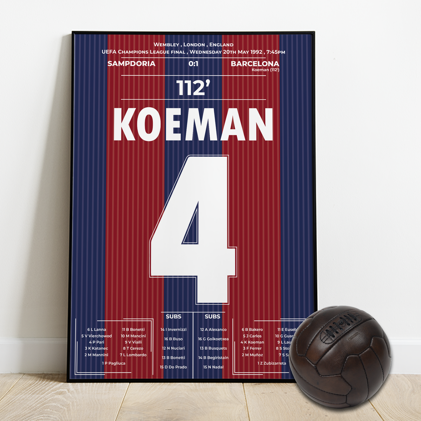 Koeman’s Thunderbolt Wins It for Barcelona – European Cup Final 1992
