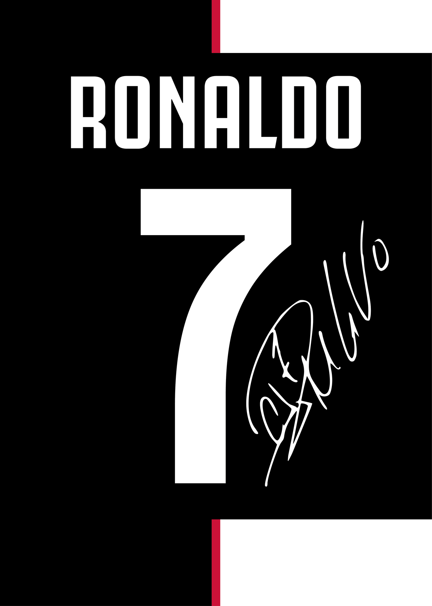 Cristiano Ronaldo Juventus Era Signed Frame