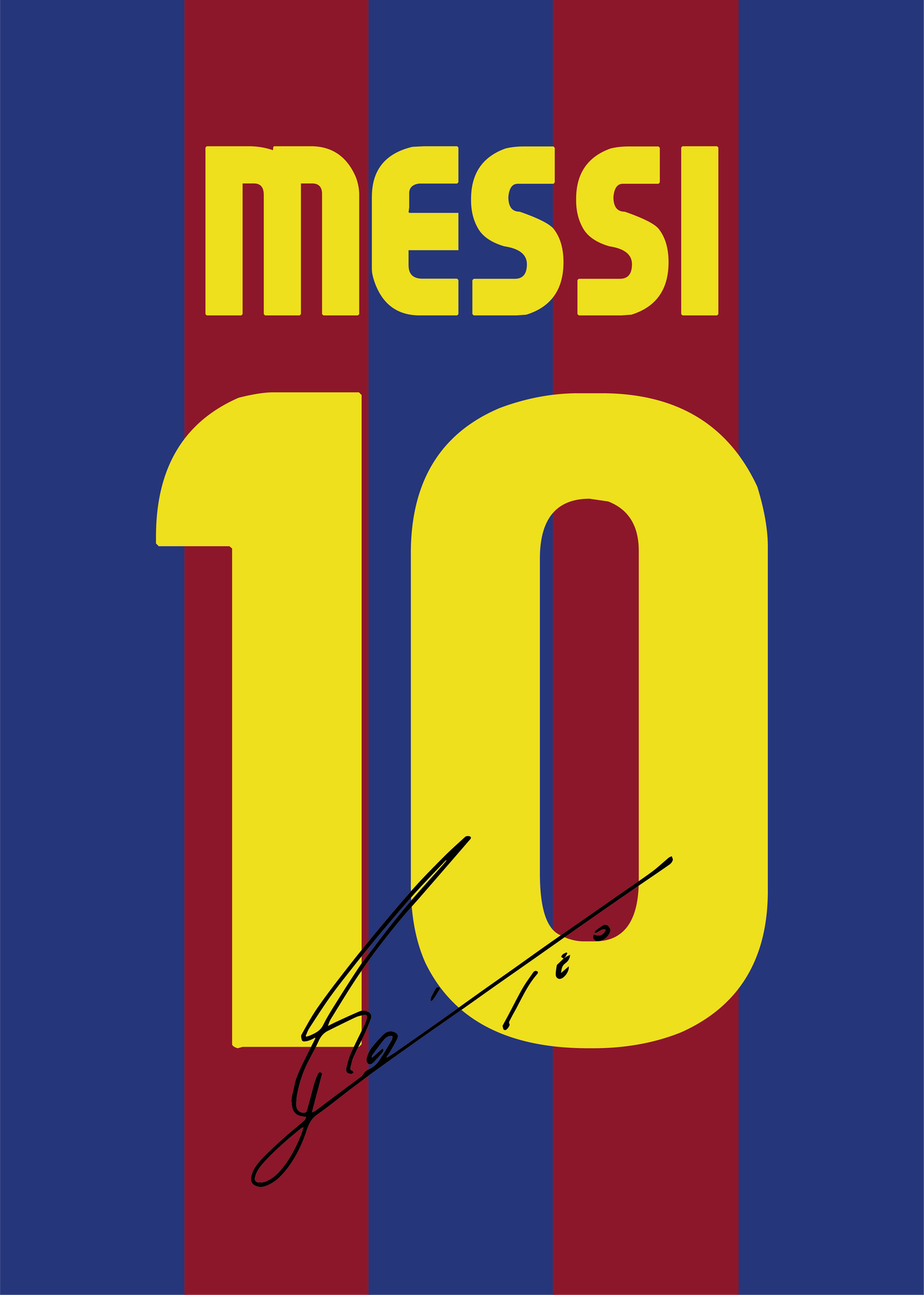 Lionel Messi Barcelona 2011 Legendary Season Signed Frame