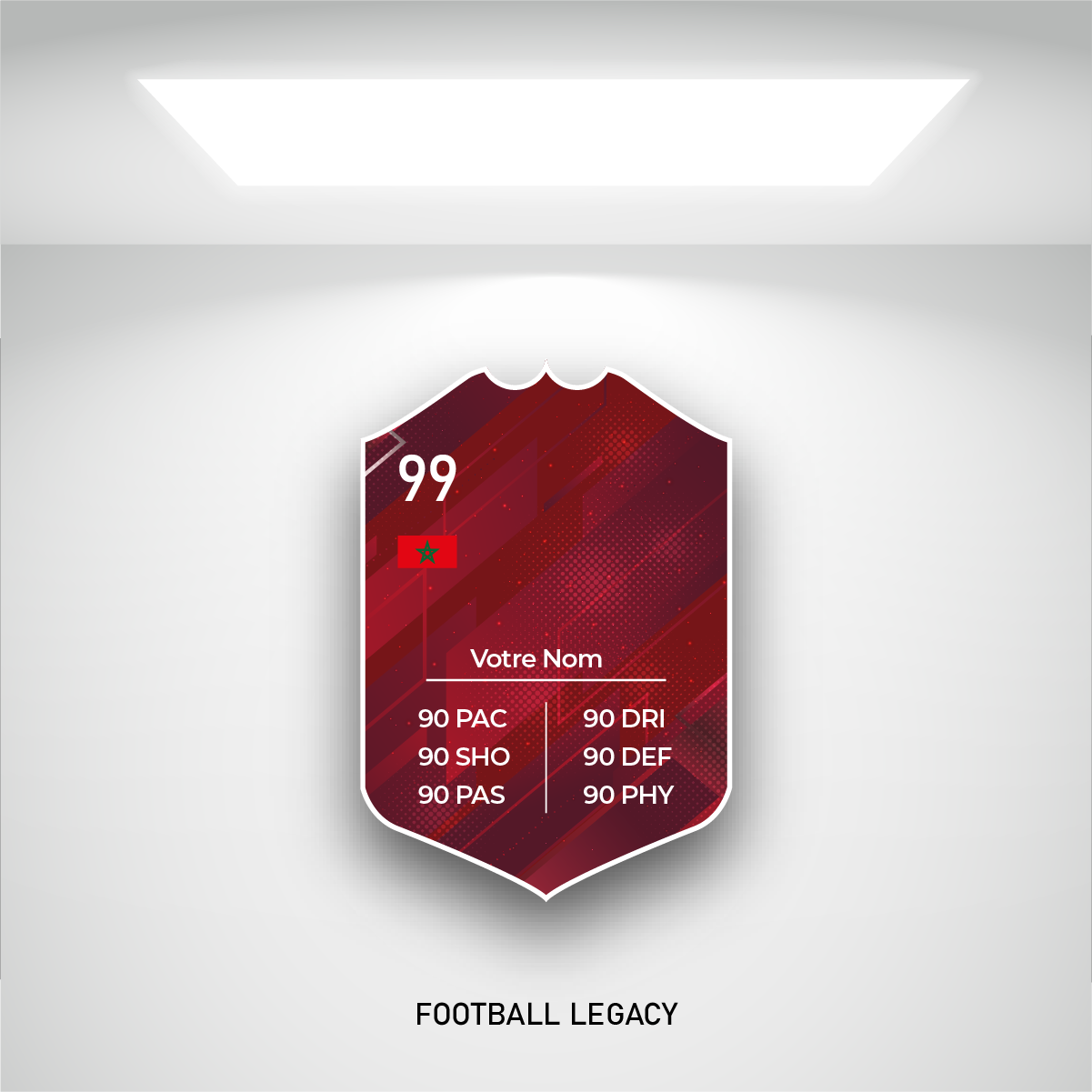 FIFA card ultimate team (Red card)
