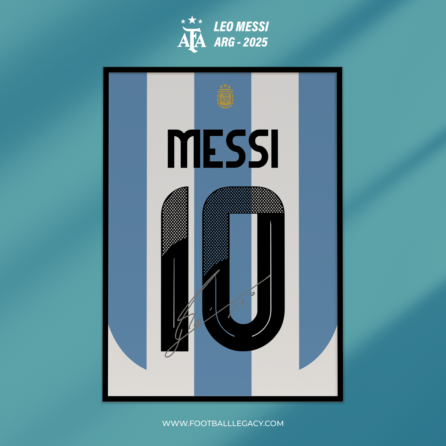 Lionel Messi 2026 Argentina Signed Frame