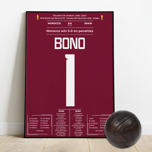 Bono's Heroic performance with Morocco against Spain - Qatar World CUP 2022