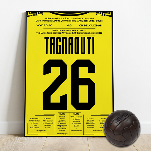 Reda Tagnaouti's Heroic Saves: The Wall That Secured Wydad's CAF Champions League 2022 Spot