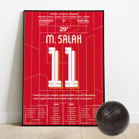 Salah's Goal for Liverpool Vs Chelsea - Premier league 2024