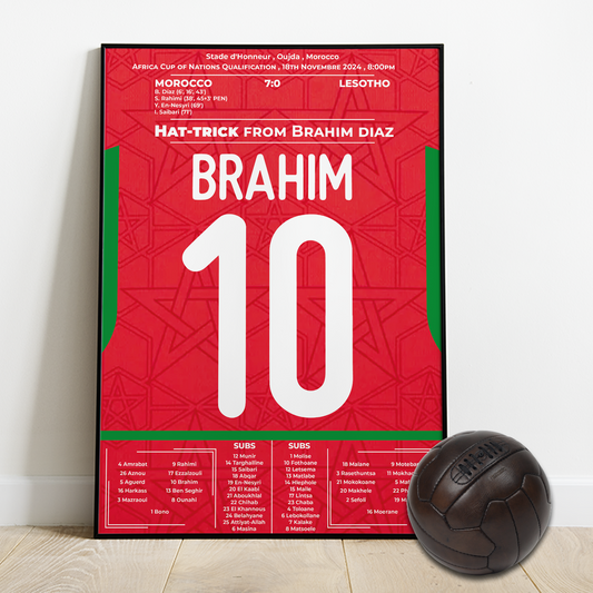 Brahim Diaz Shines with a Hat-Trick in Morocco's Stunning Victory