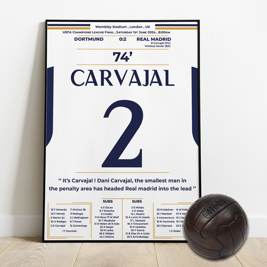 Dani Carvajal’s stunning goal in the 2024 Champions League Final