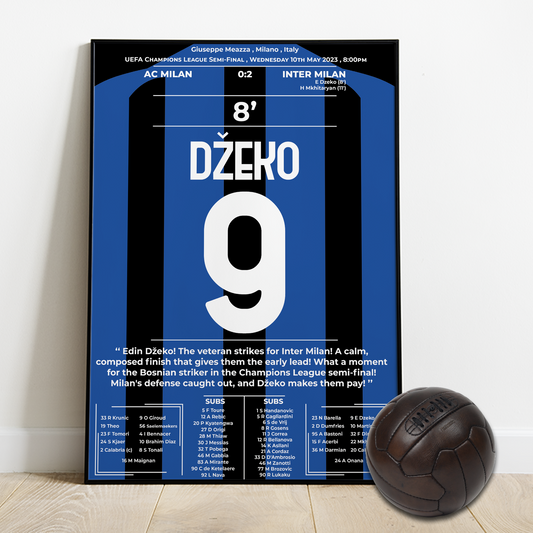 DZEKO's Goal for INTER MILAN vs AC MILAN - UCL semi-final 2023