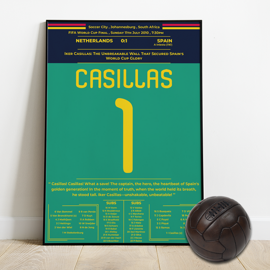 Casillas’ Heroics Secure Spain’s First World Cup - 2010