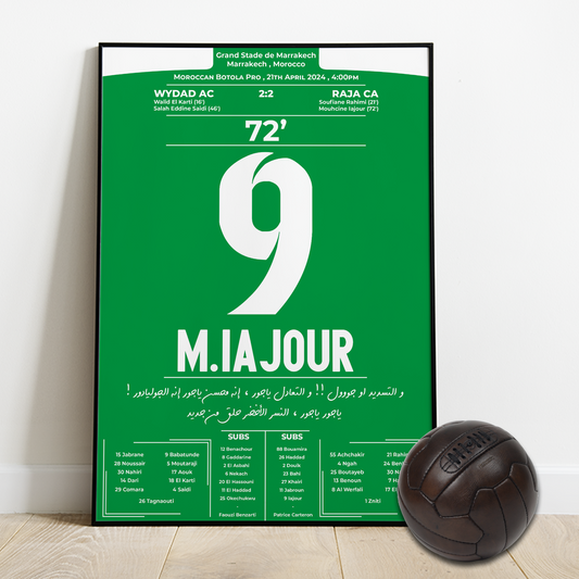 Mouhcine Iajour’s Stunning Goal: A Moment of Brilliance Against Wydad Casablanca