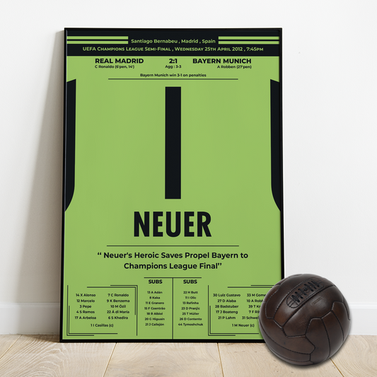 NEUER's Heroic performance sends BAYERN to the UCL final