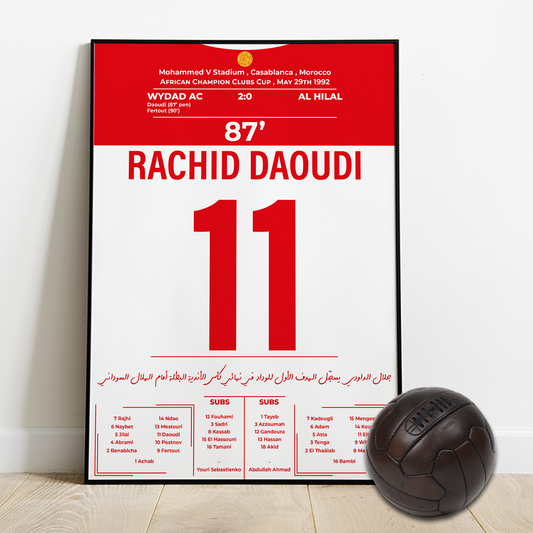 Rachid Daoudi's Crucial Strike: Wydad AC's Path to African Glory