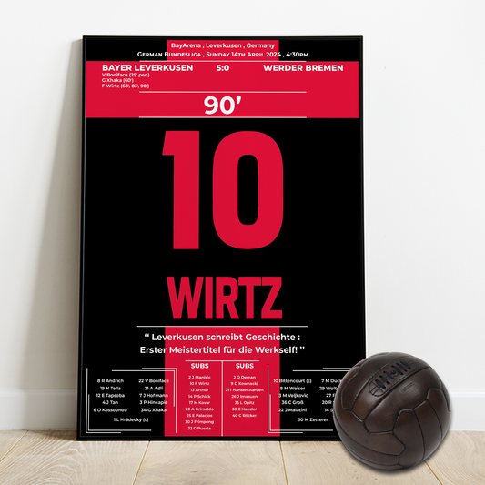 WIRTZ's Goal for Bayern Leverkusen vs Bayern Munich - Bundesliga 2024