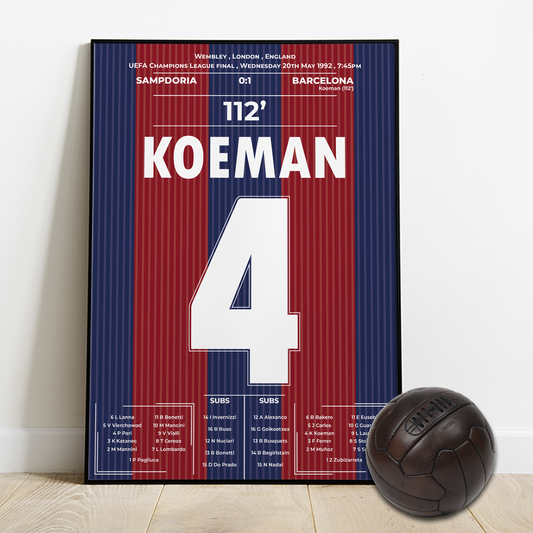Koeman’s Thunderbolt Wins It for Barcelona – European Cup Final 1992