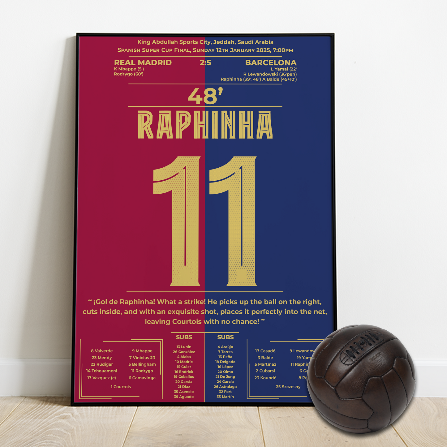 Raphinha's Stellar Performance Leads Barcelona to Victory Over Real Madrid in the Spanish Super Cup