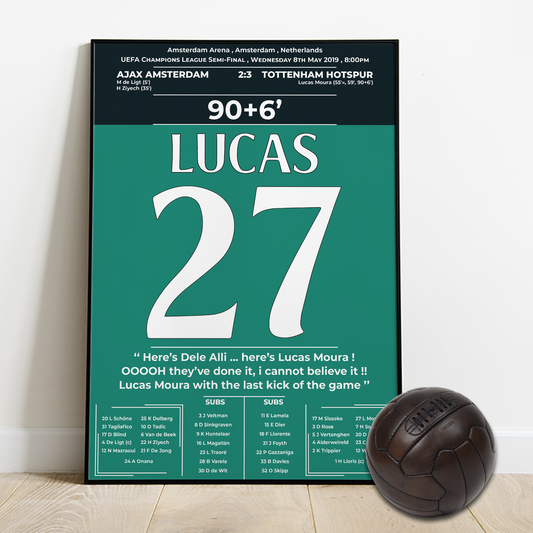 Lucas's Goal for TOTTENHAM vs AJAX UCL semi final 2019