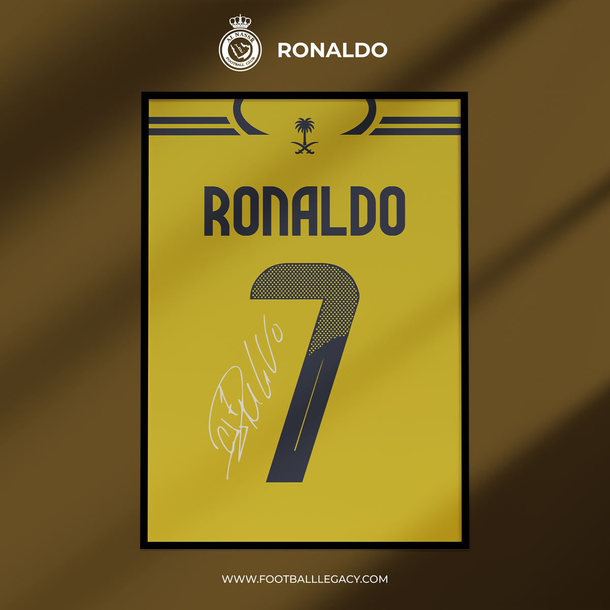 Cristiano Ronaldo Al Nassr 2026 Ultimate Legacy Signed Frame