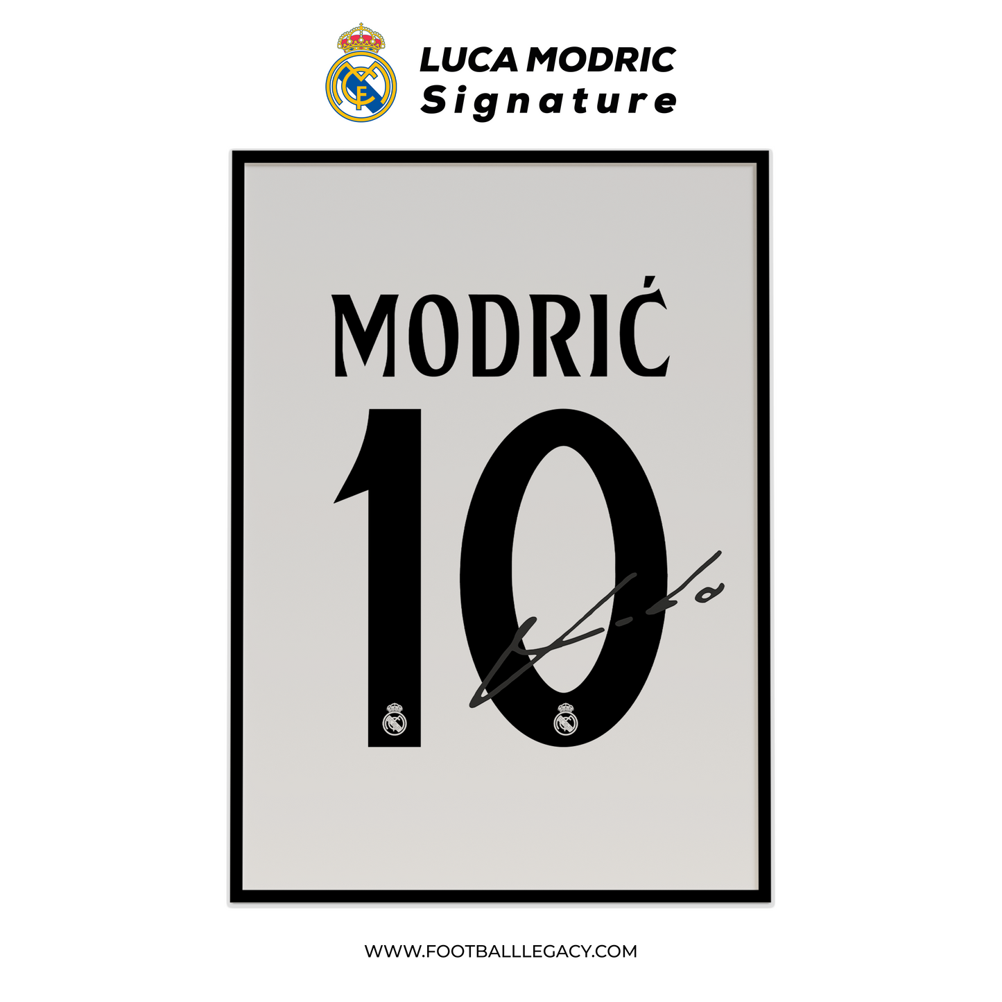 Luka Modrić 2025 Masterclass Signed Frame