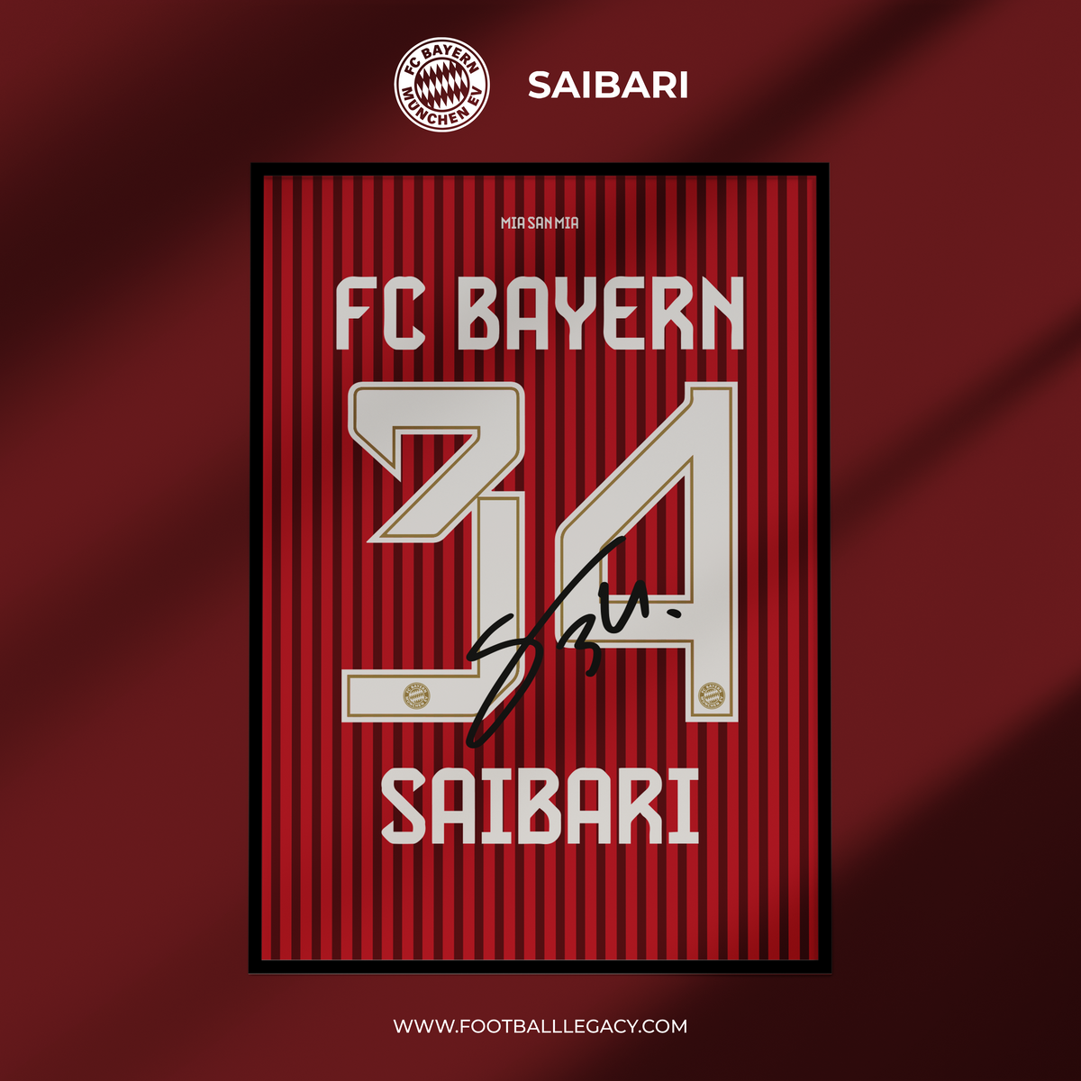 Ismael Saibari FC Bayern Munich 2026 Ultimate Collector Frame