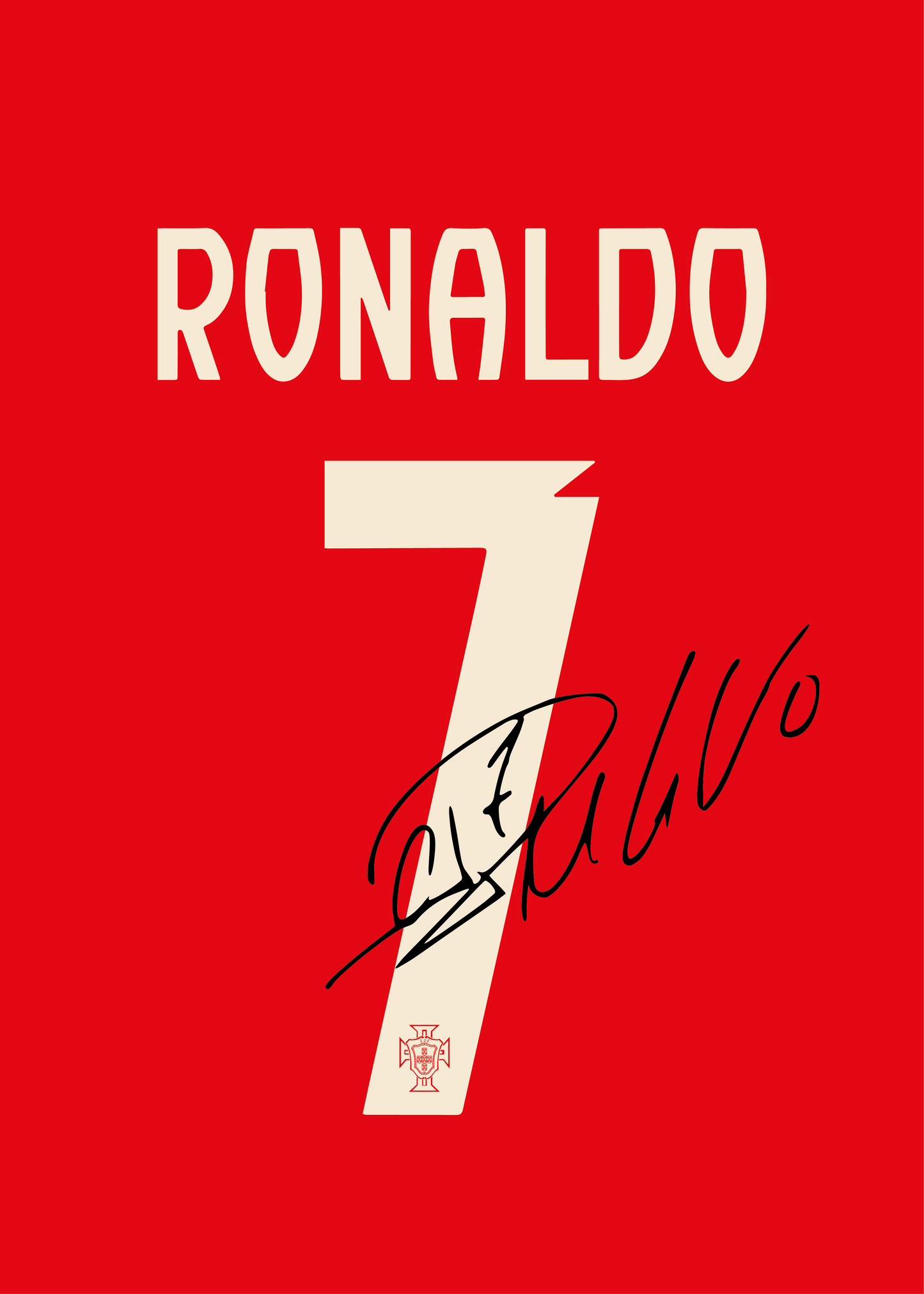 Cristiano Ronaldo Portugal 2025 Signed Frame